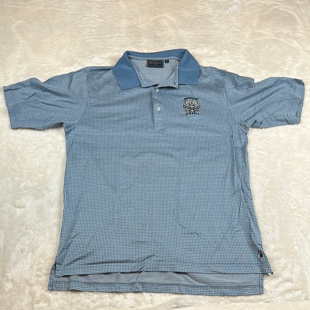 Bobby Jones Blue Polo Golf Shirt Classic Comfort